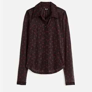 Madewell long sleeve button-front